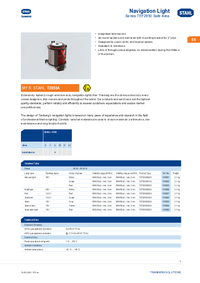 Thumbnail of document Ex product overview navigation light tef2850 en gb rstahl 20282